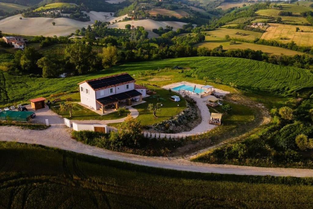 Apartmán Casal Del Sole - Il Gelso Montefelcino Exteriér fotografie