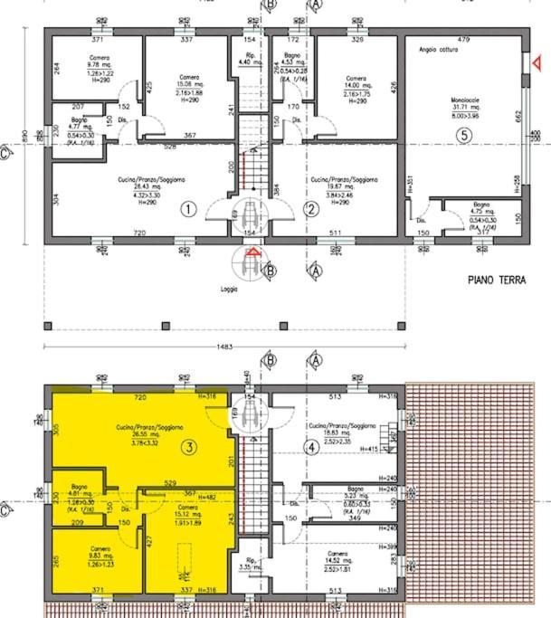 Apartmán Casal Del Sole - Il Gelso Montefelcino Exteriér fotografie