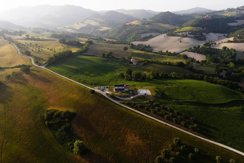 Apartmán Casal Del Sole - Il Gelso Montefelcino Exteriér fotografie